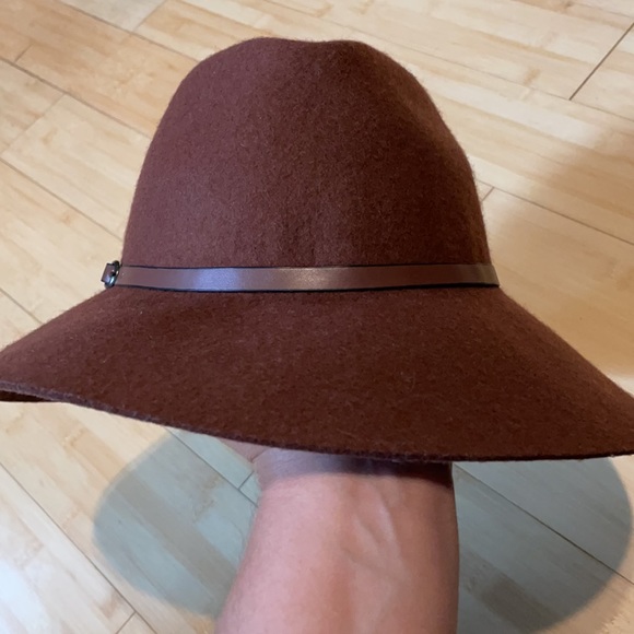 Free shipping: stylish brown wool hat never worn - Picture 11 of 11